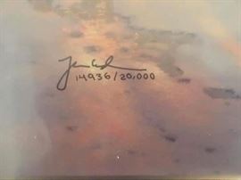 Signature/number on "Cobblestone Christmas"