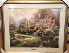 Thomas Kinkade print new