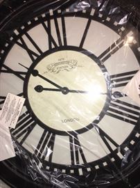 Face detail of extra large wall clock