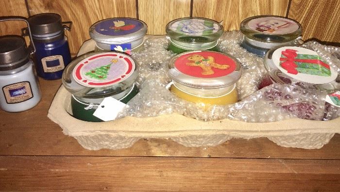 Scented candles of every ilk are available, along with candle gift sets