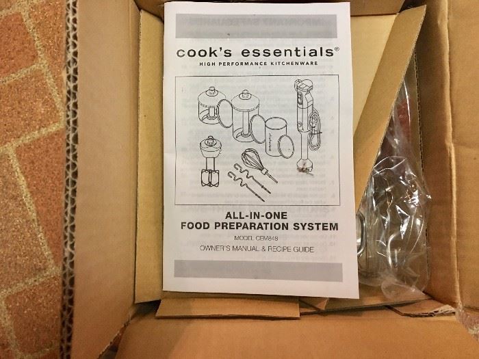 Cook's Essentials food-prep system 