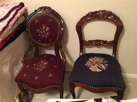 needle point chairs