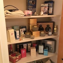 perfume and bath accessories