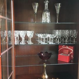 Waterford crystal Lismore pattern/ baccarat crystal