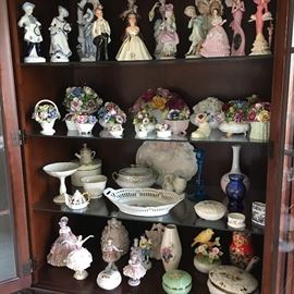 assorted statue collection