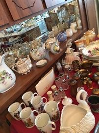 teapots and china