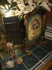 VINTAGE FIREPLACE SCREEN