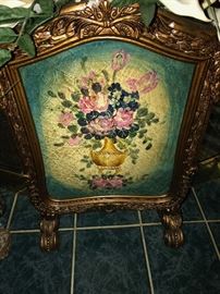 VINTAGE FIREPLACE SCREEN