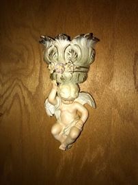 CHERUB WALL HANGING / PLANTER