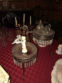 ANTIQUE THREE TIER DESSERT STAND