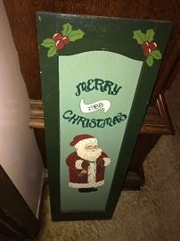 WOODEN CHRISTMAS HANGING