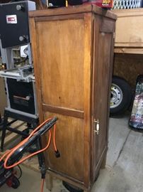 TALL WOODEN CABINET