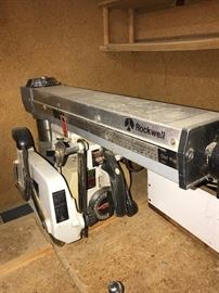 ROCKWELL DELUXE MODEL 10 RADIAL ARM SAW