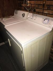 WASHER AND ELECTRIC DRYER