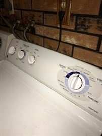 WASHER AND ELECTRIC DRYER