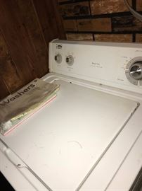 WASHER AND ELECTRIC DRYER
