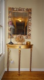 Hall Table and mirror 