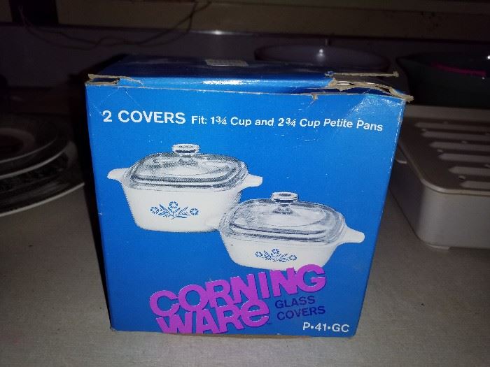 Corning ware lids in a box