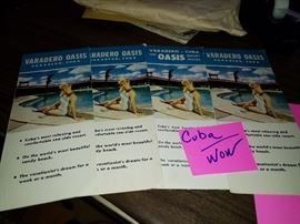 1960's Cuba hotel brochure