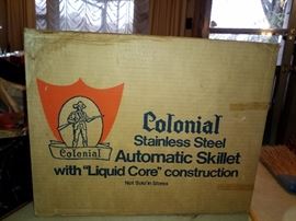 Colonial automatic skillet. Brand new