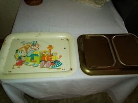 Vintage tv trays