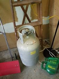 Old propane tank. Theres 2 of them