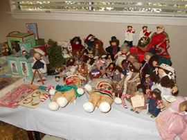 Huge collection of "THE LIZZIE HIGH" figurine all hand made. The Victorian collection.