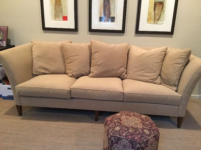 Another angle of Design Center Sofa - PLEASE NOTE:  ART ABOVE SOFA IS NOT FOR SALE