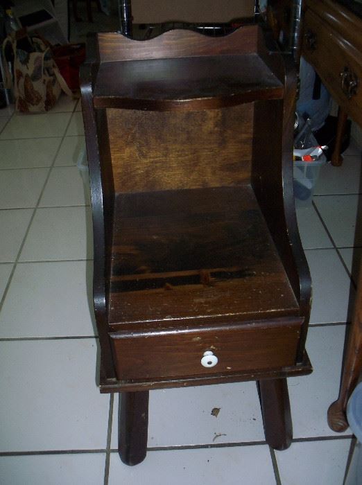 Small Vintage Bedside stand with drawer