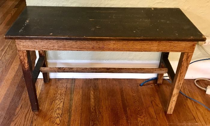 Vintage TLC Bench with Hinged Top