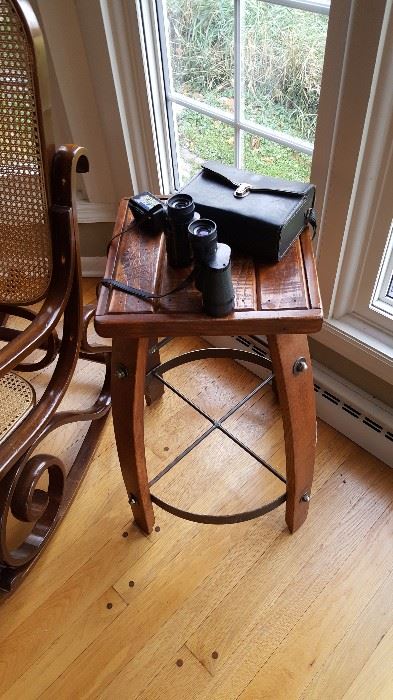 Rustic end table
