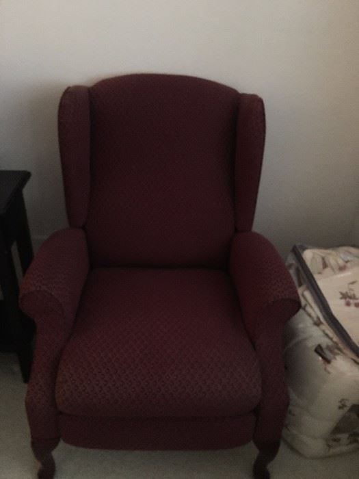 Burgundy Arm Chair