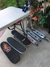 Skateboards & Razor Scooters