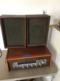 Vintage Martel Stereo Receiver & Speakers