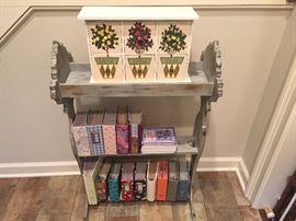 Painted Small Bookcase
