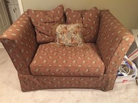 Upholstered Chair and a Half