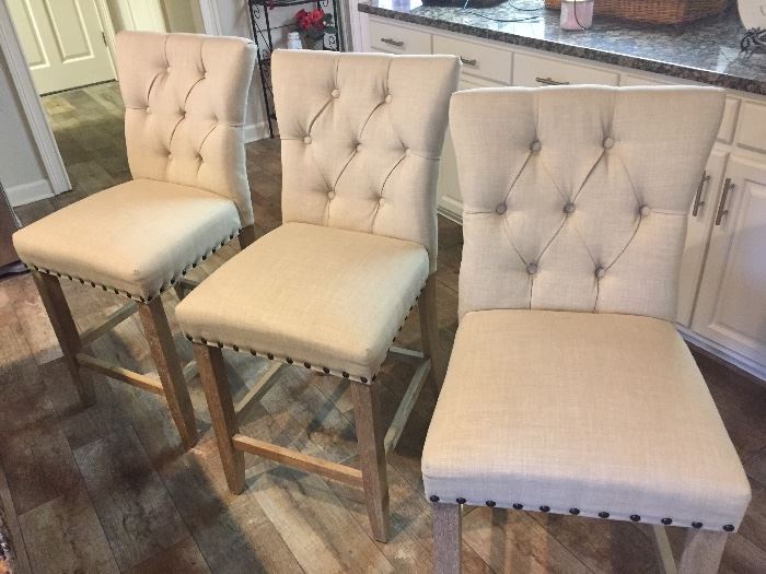 Tufted Bar Chairs