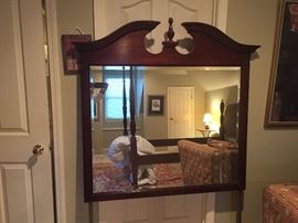 Cherry Dresser Mirror