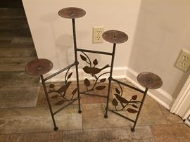 Iron Candle Holder