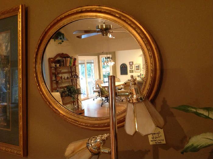 Oval Mirror $ 50.00