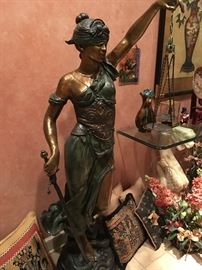 Bronze Lady Justice (5ft Tall)