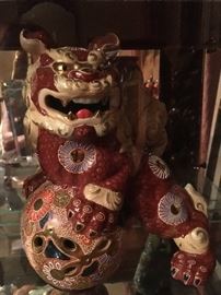 Pair of Foo Dogs/ Guardian Lions