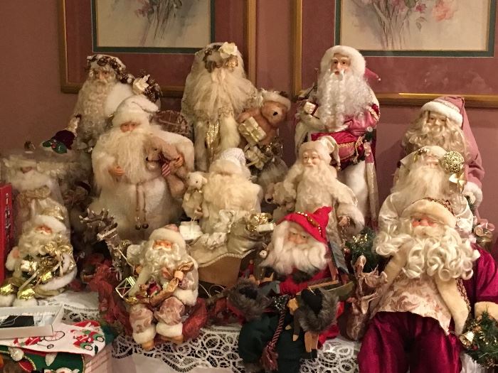Huge Collection of Santas