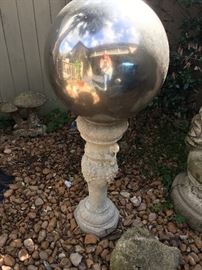 Large Gazing Ball on Stand