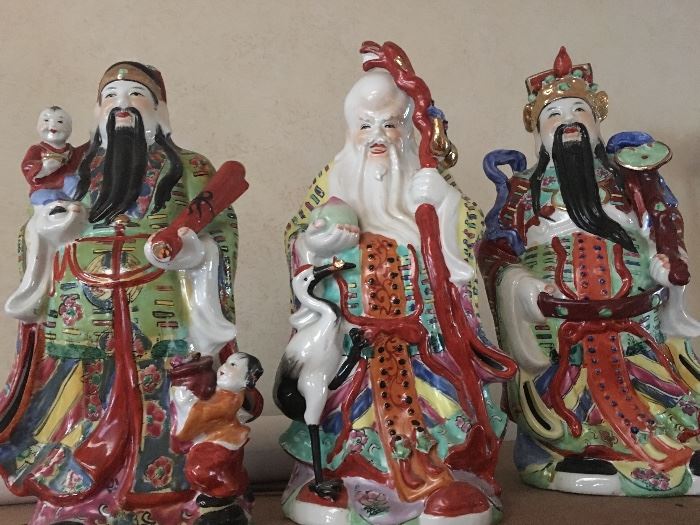 Chinese Immortal God's (Porcelin)
   Fu, Lu & Shou 