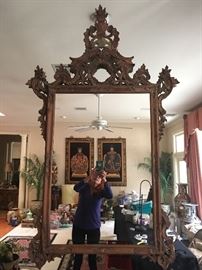 Gorgeous Handcarved Mirror