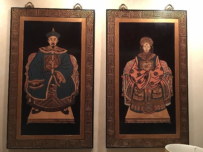 Chinese Emperor & Empress (5' x 3')