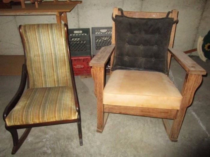 Vintage/antique rocking chairs