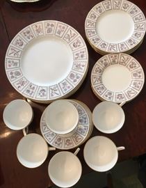 Minton Tapestry pattern 24 piece set 6 place settings of 4