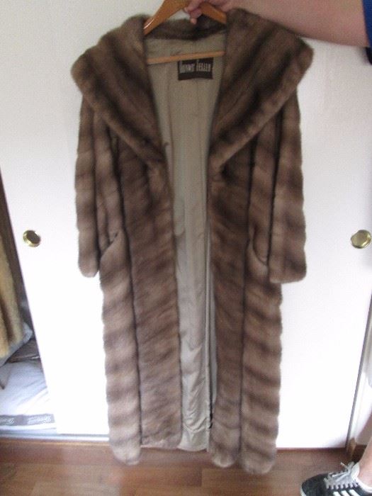 Mink Full Length Coat, Bonwit Teller